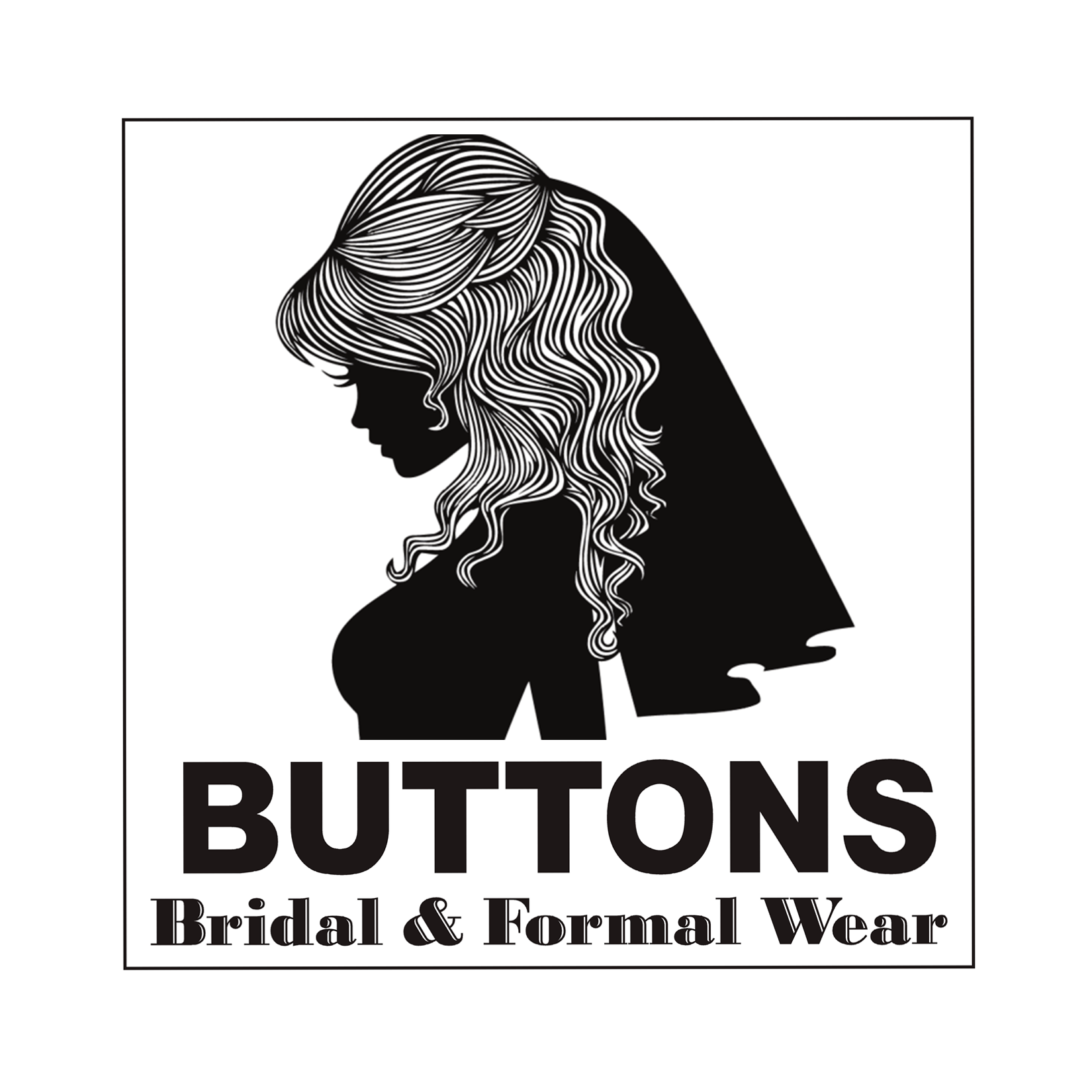 Buttons Bridal & Formal Wear Head Logo